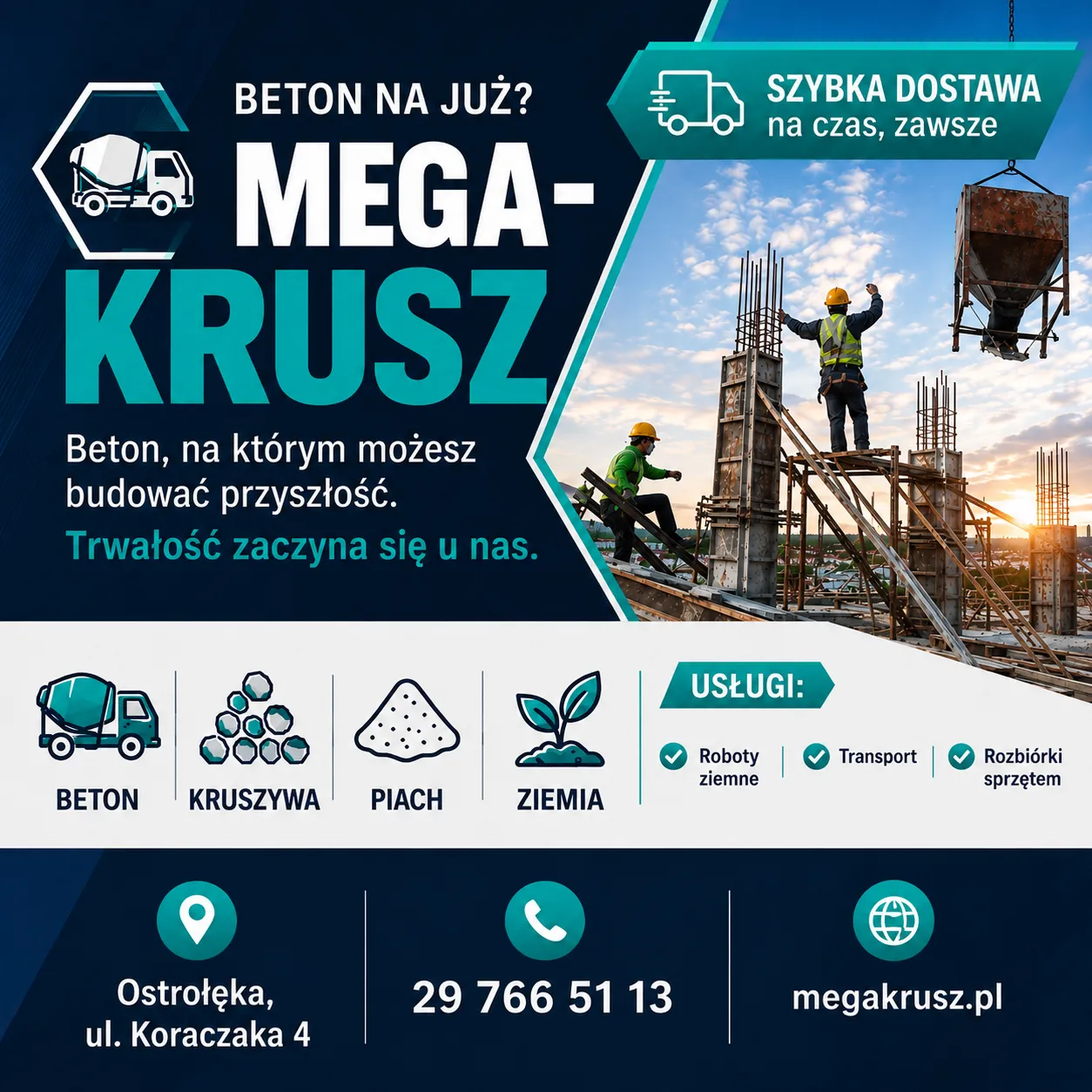 megakrusz ostroleka