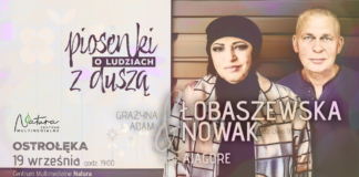 Grażyna Łobaszewska i Adam Nowak (Raz Dwa Trzy) – na żywo – w Ostrołęce!