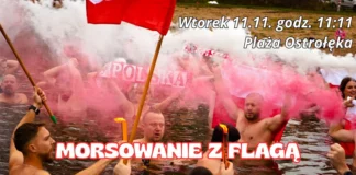 Morsowanie z Flagą 2025 – Świętowanie Niepodległości na zimno morsowanie z flaga 2