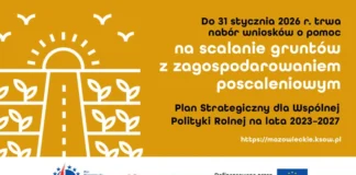 Nabór wniosków o przyznanie pomocy na scalanie gruntów 0x480yy