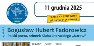 Wydarzenia literackie w Ostrołęce 11.12 fedorowicz