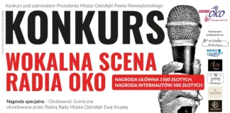 Uwaga Konkurs – I Wokalna Scena Radia OKO! baner net poziom konkurs ten