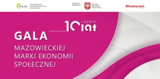 Jubileuszowa – 10. Gala konkursu Mazowiecka Marka Ekonomii Społecznej gala mmes_2025_zaproszenie