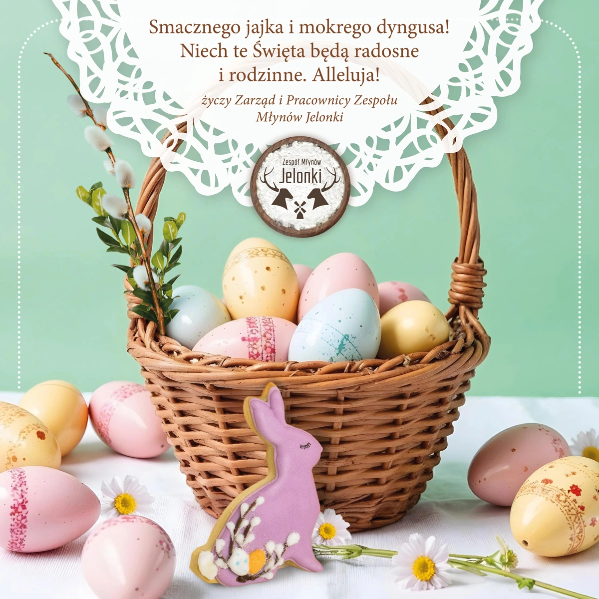 kartka zyczenia Jelonki