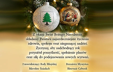 życzenia świąteczne Myszyniec