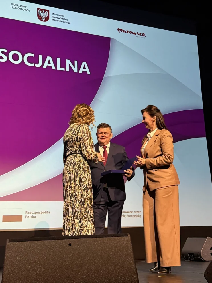 paulina turek podczas odbierania nagrody