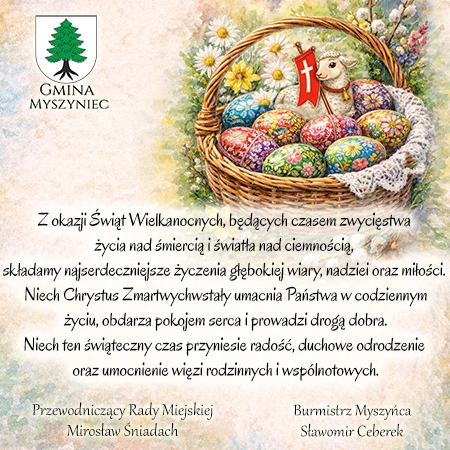 zyczenia swiateczne gmina myszyniec