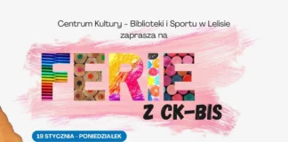 Centrum Kultury–Biblioteki i Sportu w Lelisie zaprasza na ferie 613056801_1301484688685137_9173759256505136464_n