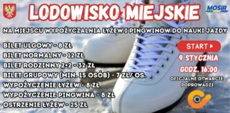 Otwarcie lodowiska 9 stycznia! lodowisko 2026 poziomo