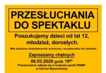 Przesłuchania do spektaklu 'Światło w Mroku’ swiatlo w mroku_new