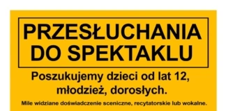 Przesłuchania do spektaklu 'Światło w Mroku’ swiatlo w mroku_new