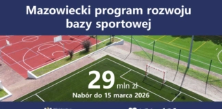 Mazowiecki program rozwoju bazy sportowej 2026 0x480ss