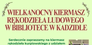 Wielkanocny kiermasz rękodzieła ludowego w bibliotece w Kadzidle 651710406_1243387317901295_2557712390163296303_n