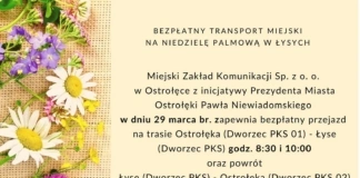 Specjalne kursy autobusów MZK na Niedzielę Palmową w Łysych 657929448_1251002733873684_4612888004679199192_n475