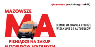 34 autobusy dla mazowieckich szkół, w tym 5 w regionie ostrołęckim autob