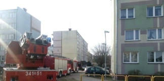 Akcja strażaków przy ulicy Jaracza – garnek na kuchence vz_tu6um