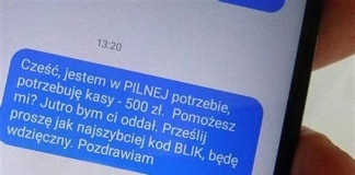’Znajomy z Messengera prosi o kod BLIK? To może być oszustwo!” 275 246118