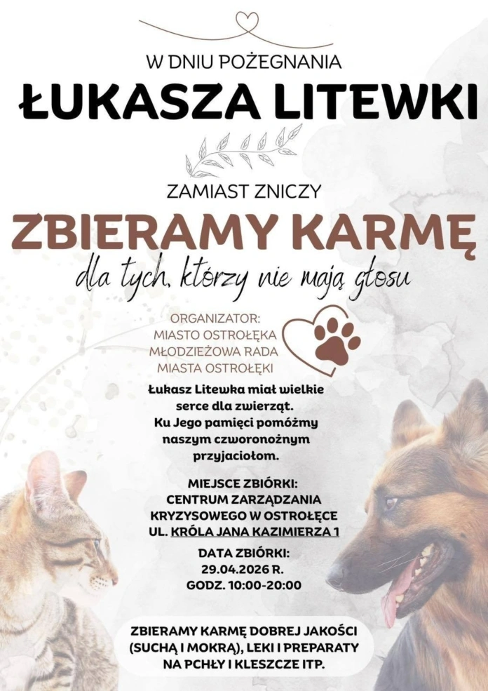 zbiorka karmy ostroleka litewka