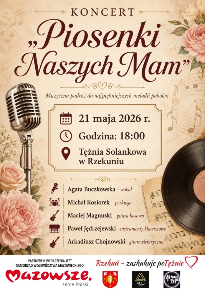 koncert piosenki naszych mam rzekun