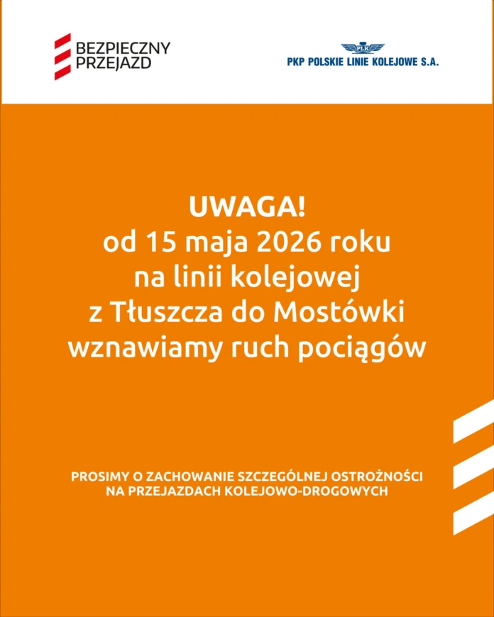 powrot-pociagow-na-linie-tluszcz-mostowka-13.05.2026 powrot pociagow na linie tluszcz mostowka 13.05.2026