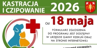 Nabór wniosków kastracji, sterylizacji i czipowania zwierząt w Gminie Kadzidło szczepienia kastracja psow 2026 rzekun