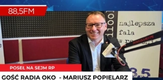 Gość Radia OKO – Mariusz Popielarz blue and red modern breaking news video_20260626_111702_0000