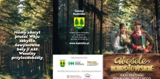 XXXI 'Wesele Kurpiowskie”- Festiwal Folkloru Weselnego w Kadzidle zaproszenie 1