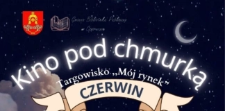 Kino pod chmurką na targowisku 'Mój Rynek” w Czerwinie 742665561_18028645946833084_3323774312240417775_n