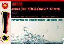 Awaria sieci wodociągowej w Rzekuniu awaria sieci wodociagowej popr 14