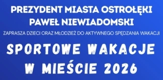 Sportowe wakacje w mieście 2026 plakaty wakacje 2026
