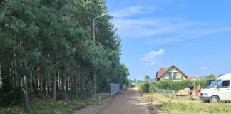 Trwa przebudowa ulicy Sosnowej w Dylewie 5737