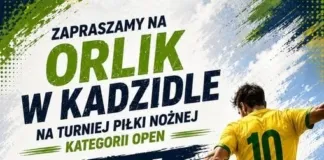 Turniej piłki nożnej w kategorii open w Kadzidle plakat turniej pilki orlik w kadzidle