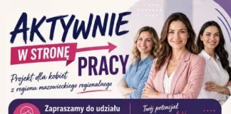 ’Aktywnie w stronę pracy” – projekt aktywizacji zawodowej kobiet plakat_ _aktywnie_w_strone_pracy