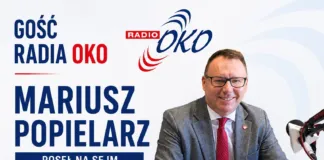 Gość Radia OKO – poseł na Sejm RP Mariusz Popielarz plakat_mariusz_popielarz