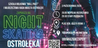 NIGHT SKATING OSTROŁĘKA 813747582_1402231238762158_1771073484161418791_n