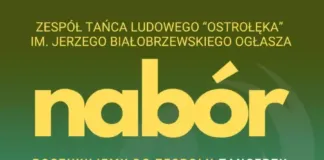 Zespół Tańca Ludowego 'Ostrołęka’ im. Jerzego Białobrzewskiego ogłasza nabór! nabor ztl ostroleka_798s