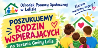 Ośrodek Pomocy Społecznej w Lelisie poszukuje rodzin wspierających plakat_rodzina_wspierajaca