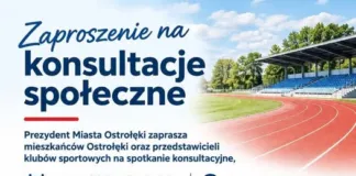 Konsultacje społeczne dla mieszkańców i przedstawicieli klubów sportowych konsultacje spoleczne