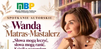 Książka jako wsparcie w trudnych chwilach. Spotkanie w ostrołęckiej bibliotece. spotkanie autorskie z wanda matras mastalerz www
